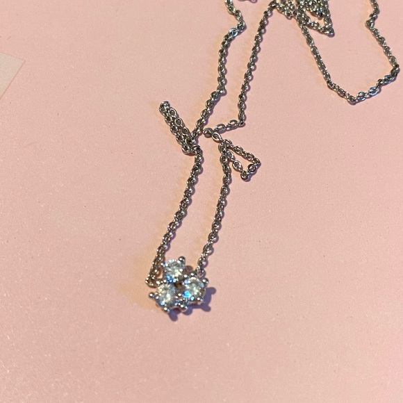 NORDSTROM Sterling Silver Cubic Zirconia Pendant - Picture 3 of 7